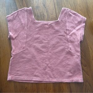 Madewell blouse - pink XS